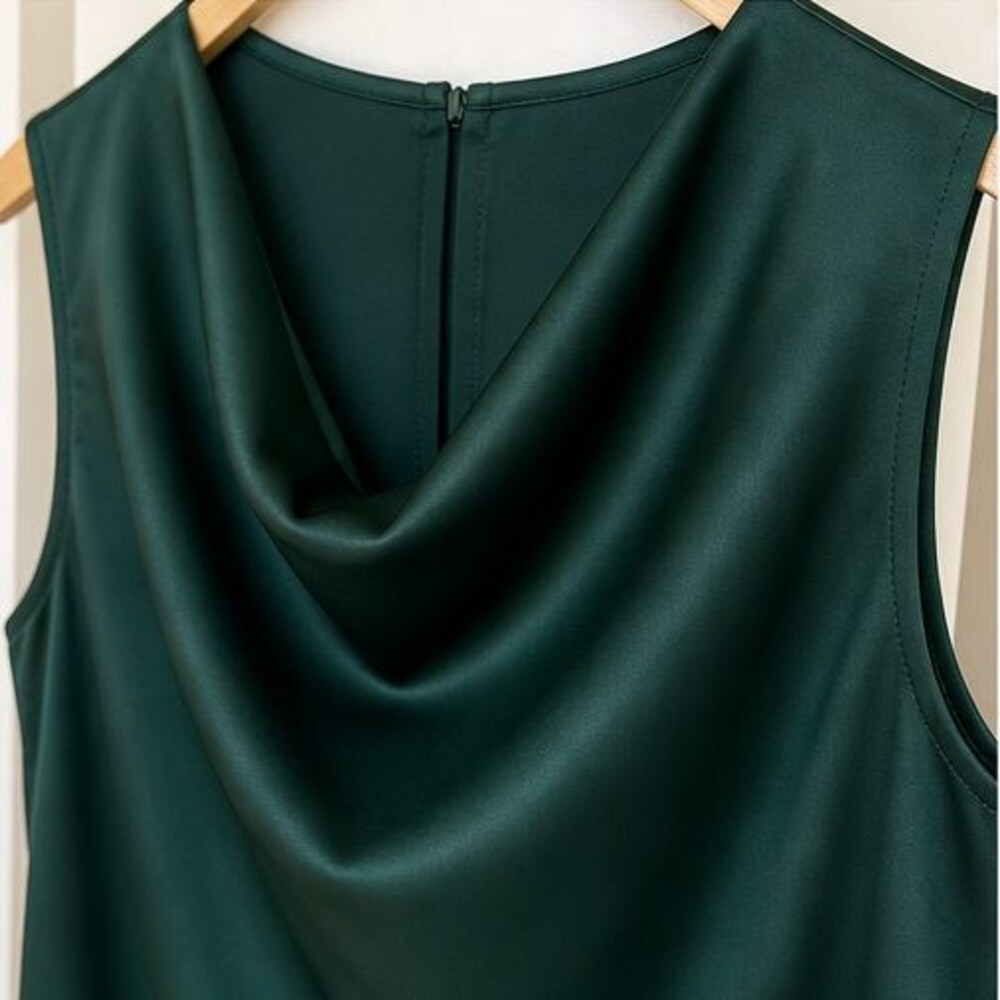 Charcoal Button Blouse - Picture 4 of 6